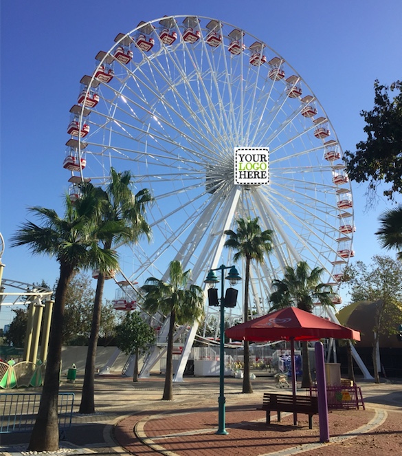 FERRIS WHEEL 40 METERS PARK MODEL